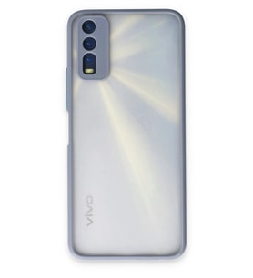 Durukar® Vivo Y11S Kılıf Montreal Silikon Kapak - Gri