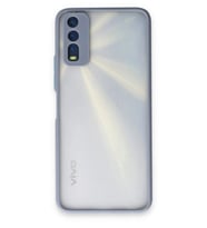 Durukar® Vivo Y11S Kılıf Montreal Silikon Kapak - Gri