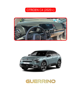 CITROEN C4 2020+TORPİDO KORUMA HALISI KIRMIZI KENAR