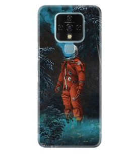 Tecno Camon 16 18P Pova Pova 3 Pova Neo Kılıf Desemli Silikon Astronot Smoke 1769