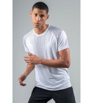 Maraton Regular Erkek Bisiklet Yaka Beyaz T-shirt