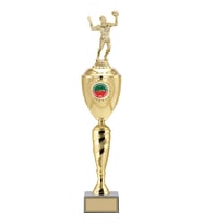 ODAK KUPA - Figürlü Kupalar - Voleybol Erkek Figürlü Kupalar FG-081 B - 60 cm