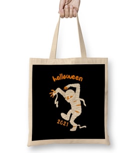 Funny Halloween Gifts 2021 Toddlers, Babies For Her Bez Çanta Uzun Saplı