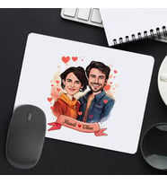 Sevgiliye Hediye Kişiye Özel Çiftlere Özel Efsane Aşkımız Karikatürlü Mousepad