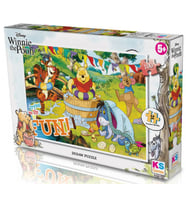 KS Games Kız ve Erkek Çocuk Winnie The Pooh Lisanslı 100 Parça Puzzle - WN714