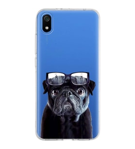 PrintiFy Xiaomi Redmi 7A ile Uyumlu 1mm Slim Fit Köpek 3 050f Baskılı Şeffaf  Kılıf