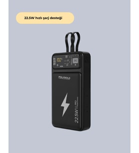 Powerbank 10000 mAh Dijital Göstergeli Taşınabilir Yeni Nesil