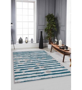Zümrüt Spor Kaymaz Tabanlı Makinede Yıkanabilir Halı FO09 - 100 x 160 cm