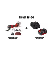 Einhell Set-74(TP-MG 18 Li BL Akülü Raspalama Makinesi+18V 4,0 Ah Akü & Şarj Cihazı)