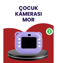 Eğlenceli Şipşak Çocuk Kamerası – Oyun, Müzik ve 18 Efektli Anında Baskı