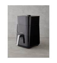 AIF 2030 XL Sıcak Tutma Hazneli Air Fryer 1500W Siyah-Krom