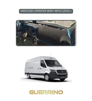 MERCEDES SPRİNTER W907-W910 2018+TORPİDO KORUMA HALISI GRİ KENAR