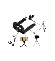 Tripod ve Monopod İçin Telefon Bağlantı Aparatı Cep Telefonu Klipsi