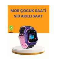 S10 Mor Akıllı Çocuk Saati, Konum Takip ve Güvenlik Özellikleri