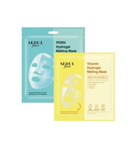 Dermal Pdrn Hydrojel Eriyen Maske Nemlendirici Şeffaf Jel Maske 34 gr. ve Vitamin Eriyen Maske 34 gr.