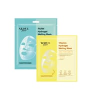 Dermal Pdrn Hydrojel Eriyen Maske Nemlendirici Şeffaf Jel Maske 34 gr. ve Vitamin Eriyen Maske 34 gr.