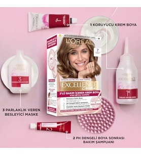 Excellence Creme Saç Boyası 6.54 Kızıl Kahve