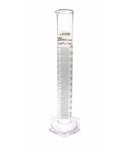ACHEM 250ml Cam Mezür Uzun Form Kırmızı Skala
