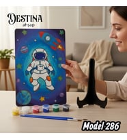 Destina Ahşap Mandala Boyama Seti- Ahşap Boyama- Model 286