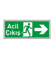ESER - Acil Çıkış Sağ (Levha)