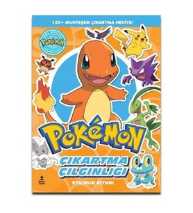 Pokemon Charmender Çıkartma Çılgınlığı Etkinlik Kitabı Doğan Çocuk