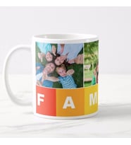Kişiye Özel Fotoğraflı Family Porselen Kupa Bardak