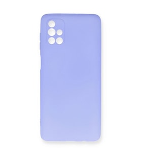Samsung Galaxy M51 Kılıf First Silikon - Lila