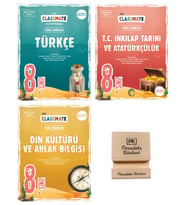 Okyanus LGS 8. Sınıf Classmate Türkçe İnkılap ve Din Kültürü Soru Bankası 3lü Set+ Telefon Standı