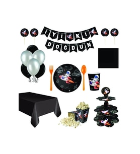 Mini Party Store Uzay Parti Seti 8 Kişilk