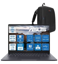 Asus Expertbook B5 B5405CCA Intel® Core™ Ultra 5 225H 96GB Ddr5 1tb SSD 14.0-Inch, Wuxga (1920 x 1200) 300NITS WIN11HOME Taşınabilir Bilgisayar U516512B0DH33+ZETTAÇANTA