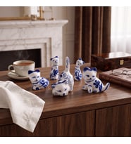PAPYONLU ÖZEL SERİ ÇİNİ MİNİ OBJELER, %100 GERÇEK EL YAPIMI, 2 FARKLI SET SEÇENEĞİ İLE...7-13 cm arası