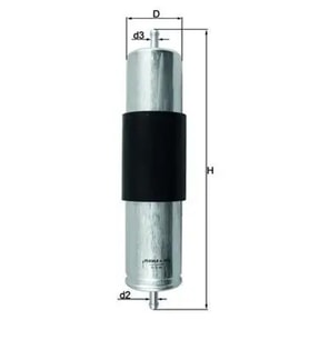 MAHLE KL473 Yakit Filtresi 16126765756