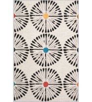 Eliana Home Baskılı, Yıkanabilir Kaymaz Taban Salon Halısı LNA1126 100x150 cm (Bej)