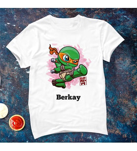 Ninja Kaplumbağalar Tişörtü ( Çocuk - Büyük ) Kişiye Özel