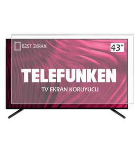TELEFUNKEN 43TF6520A Tv Ekran Koruyucu - Telefunken 43" inç 109 Ekran Koruyucu