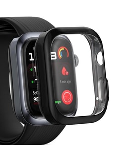 Microsonic Huawei Watch D2 Kılıf 360 Full Round Soft Silicone Siyah (Siyah)