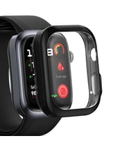 Microsonic Huawei Watch D2 Kılıf 360 Full Round Soft Silicone Siyah (Siyah)