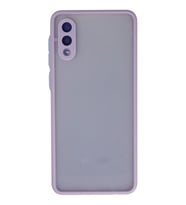 Galaxy A02 Kılıf Montreal Silikon Kapak - Mor