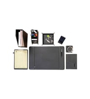 Sümen Takımı Masaüstü 8 Parça Business Vip Set Hand Made Vegan (Siyah)