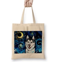 Dog Husky Night 2 Bez Çanta Uzun Saplı