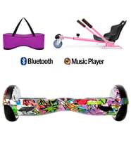 Citymate Elektrikli Kaykay Hoverboard Akıllı Denge 6.5 Inch + HoverKart + Çanta EXTREM PAKET D04