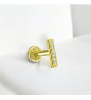 Glorria Altın I Harfi Tragus Piercing