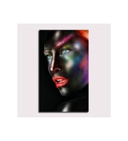 DBSanatevi Neon Makyajlı Kadın Tablo 50 X 70 Cm
