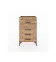 Arges Komodin 4 Çekmeceli 60x30x96 Çam-Çam