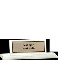 ODAK KUPA - Ahşap ve Cam Masa İsimlikleri - YZ-021 A - 10 cm