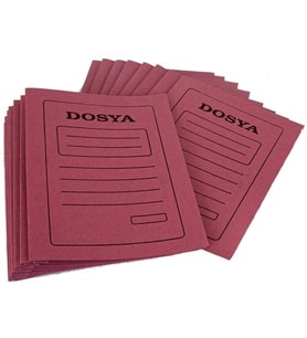 ALEMDAR BÜRO DOSYASI TAM KAPAK KOYU PEMBE
