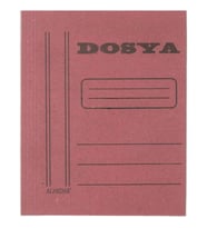 ALEMDAR BÜRO DOSYASI TAM KAPAK KOYU PEMBE - TEKLİ