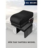 kia rio 2011 kol dayama Siyah geniş model Lüks Yastıklı Deri