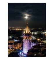 Art Puzzle Galata Kulesi 1000 Parça Neon Puzzle 5241