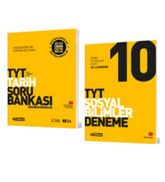 HIZ YAYINLARI TYT TARİH SORU BANKASI + 10 LU SOSYAL BİLİMLER DENEME